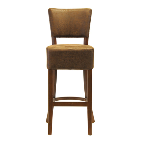 lugi bar chair dark walnut