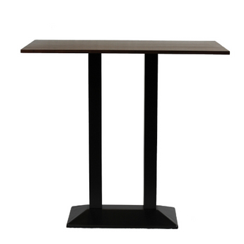 Milan Rectangle Poseur Table with Laminate Top