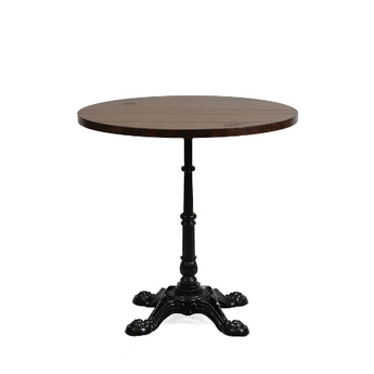 Verona Round Dining Table with Solid Wood Top