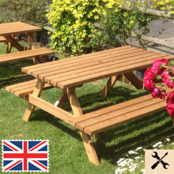 Padstow Picnic Bench/Table 6 Seater