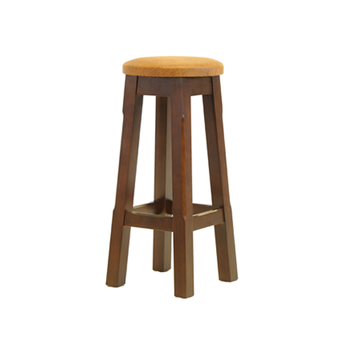 Button Top High Bar Stool Fully Padded