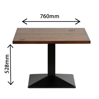 Milan Square Coffee Table with Laminate Top