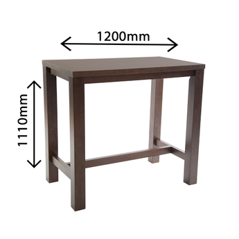 Chunky H-Frame Rectangle Poseur Table