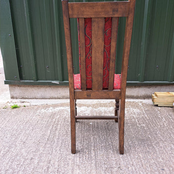 WAREHOUSE CLEARANCE:Traditional High Back Dining Chair Upholstered in PS Red