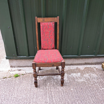 WAREHOUSE CLEARANCE:Traditional High Back Dining Chair Upholstered in PS Red