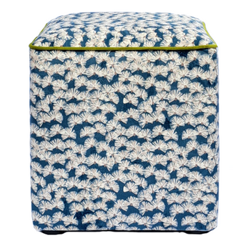 Cube Stool With Piping