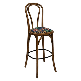 Bistro Bar Chair with wooden seat