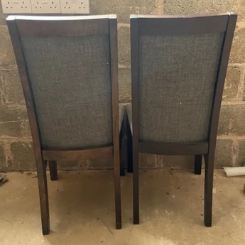 WAREHOUSE CLEARANCE: Modena Dining Chair Upholstered in Highland Grey