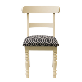 Country Dining Chair with Padded Seat