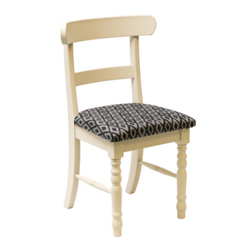 Country Dining Chair with Padded Seat