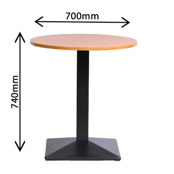 Milan Round Dining Table with Laminate Top